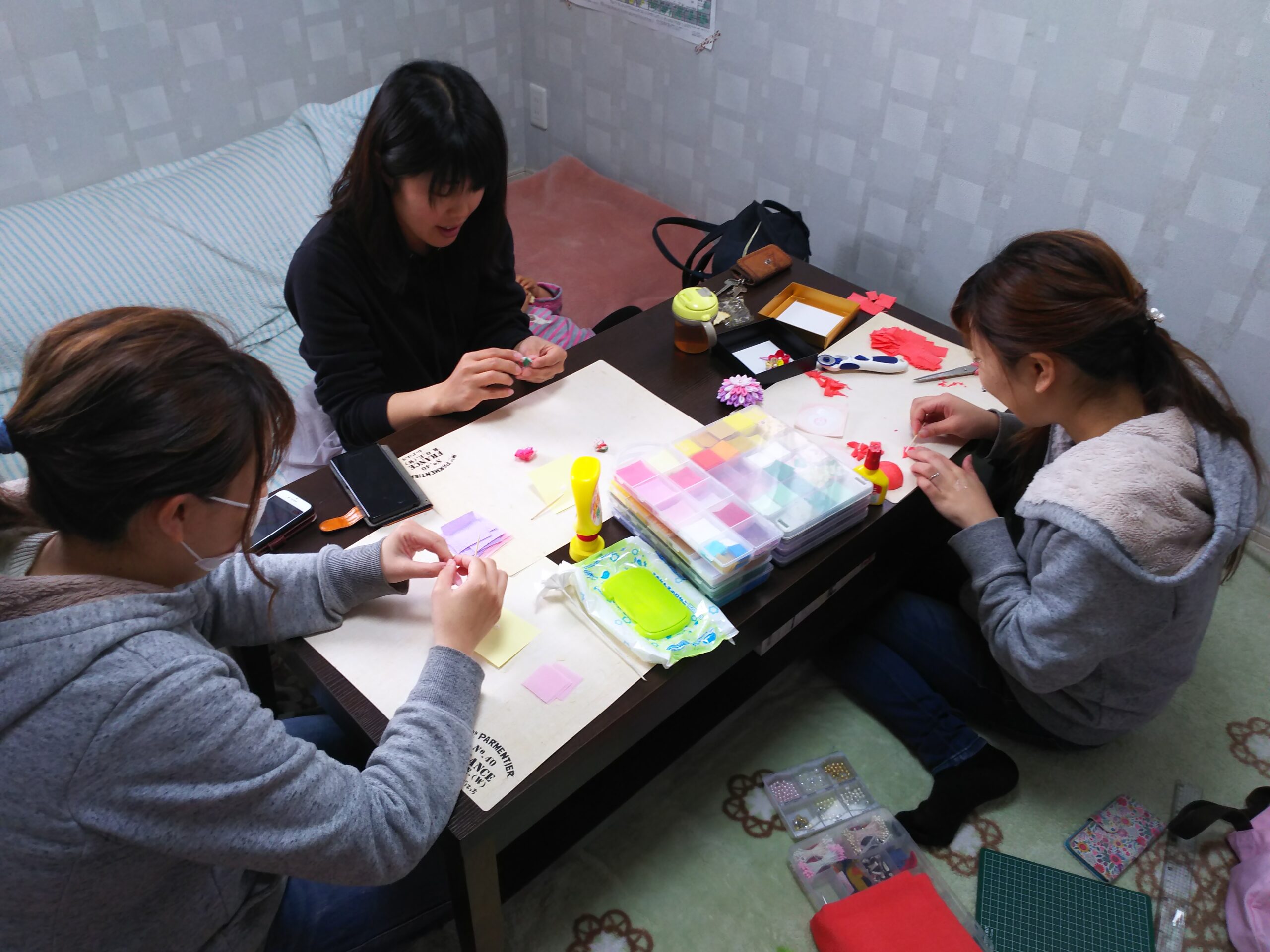 つまみ細工作品